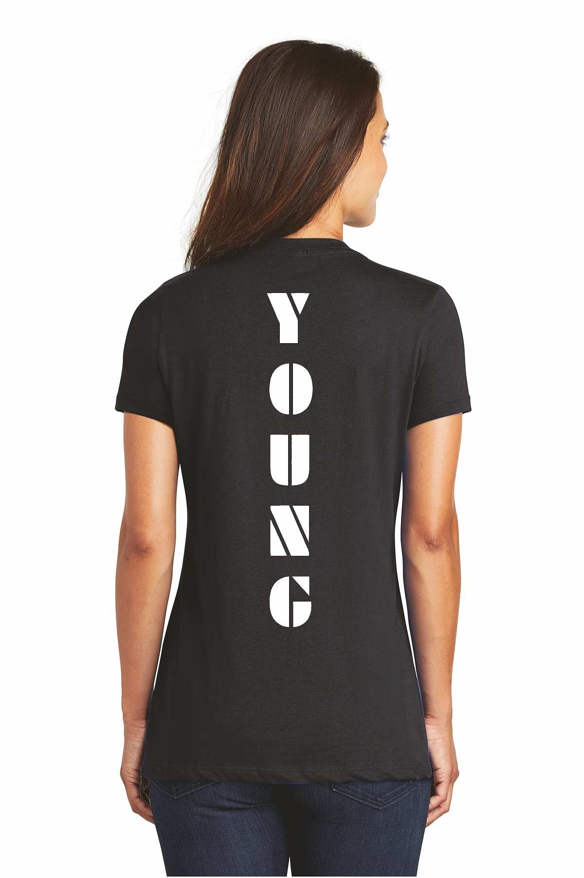 Cole Young District Ladies Vneck DM1770L