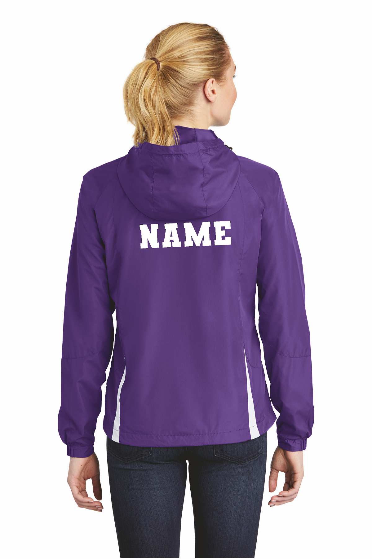 Hammondsport Lakers Sport-Tek® Ladies LST76 Colorblock Hooded Raglan Jacket