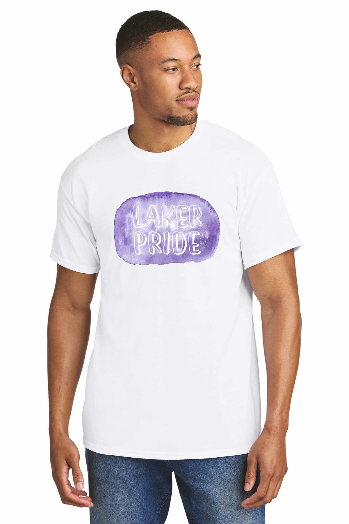 Hammondsport Lakers white Unisex Gildan tshirt, 8000