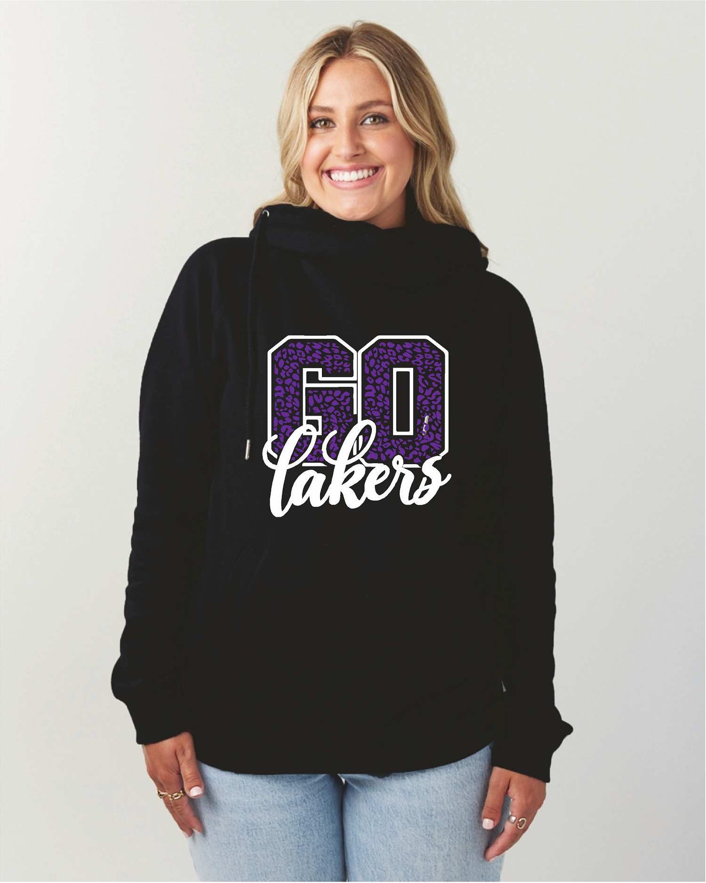 Hammondsport Lakers EZ329 Enza® 32979 Ladies Classic Fleece Funnel Neck Pullover Hood