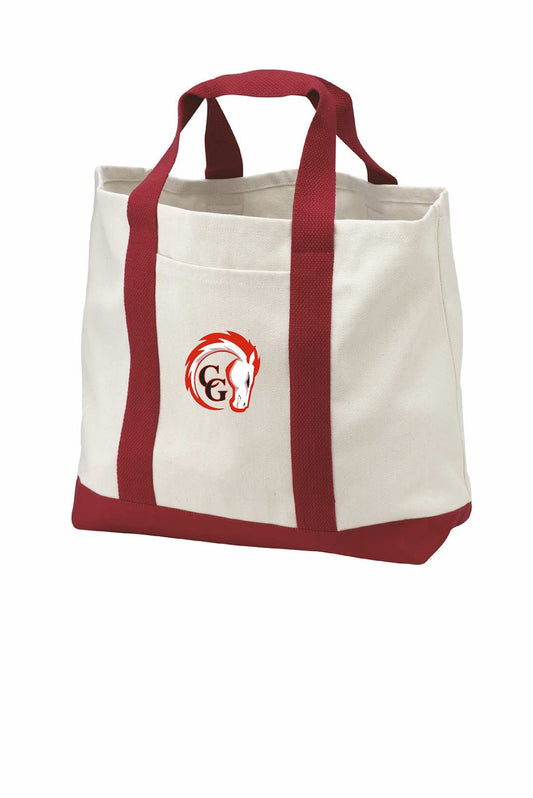 CG Chargers B400 Port Authority® - Ideal Twill Two-Tone Shopping Tote