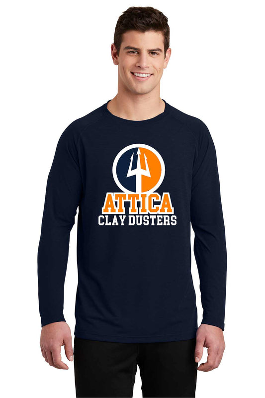 Attica Clay Dusters ST700LS Sport-Tek® Long Sleeve Ultimate Performance Crew