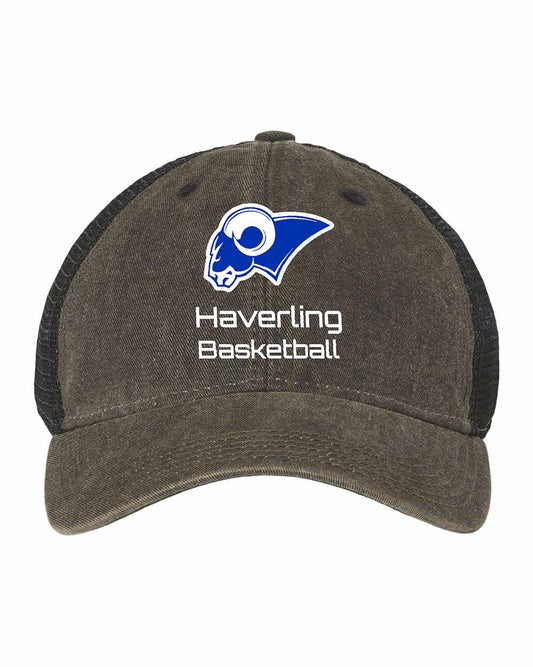 Haverling Basketball LEGACY - Black Old Favorite Trucker Cap - OFA