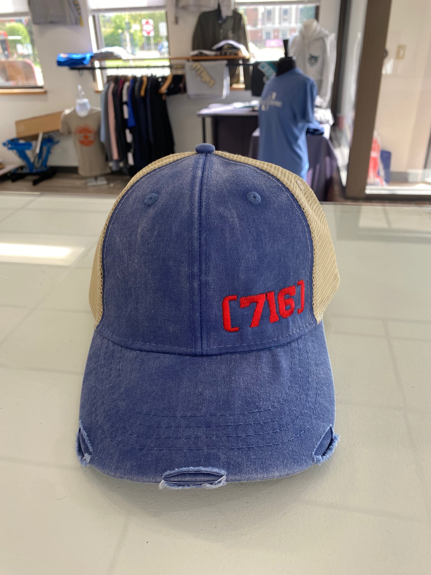 Buffalo 716 distressed Adams cap AD527