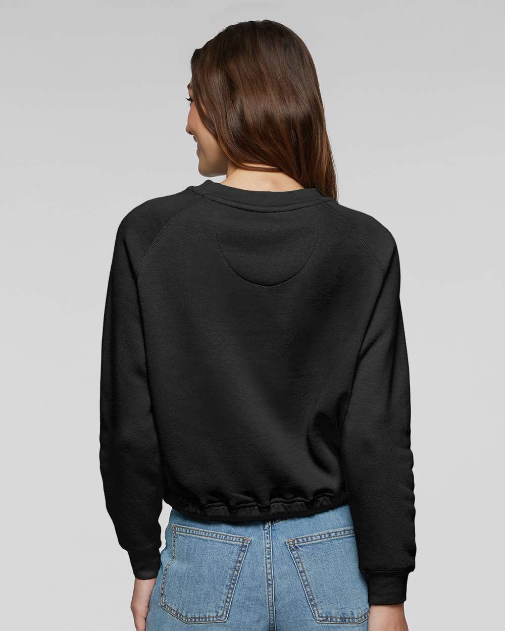 Hornell Red Raiders LAT - Women's Relaxed 3-End Boxy Fleece Crewneck Sweatshirt - 3528
