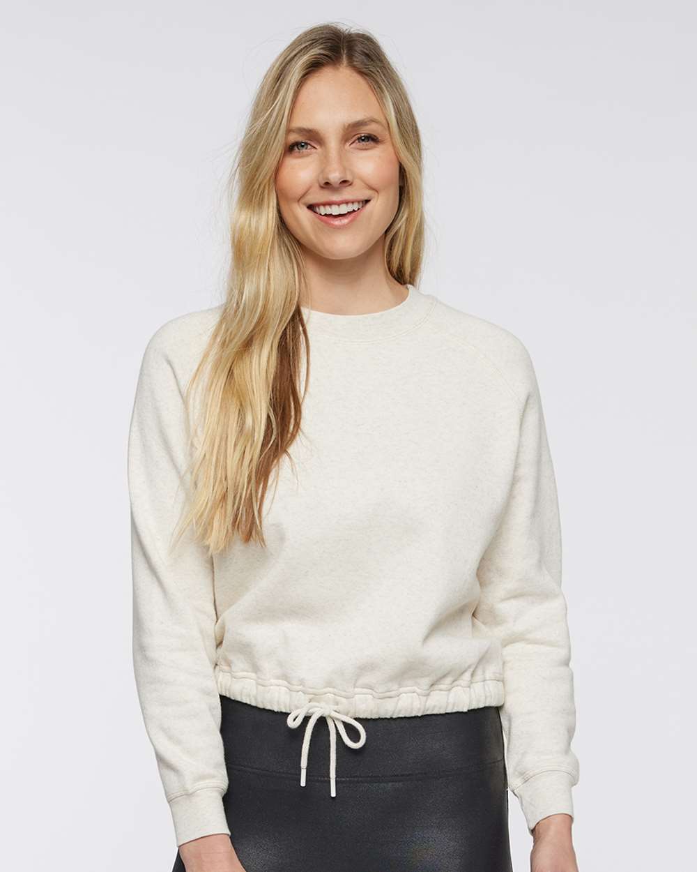 Hornell Red Raiders LAT - Women's Relaxed 3-End Boxy Fleece Crewneck Sweatshirt - 3528