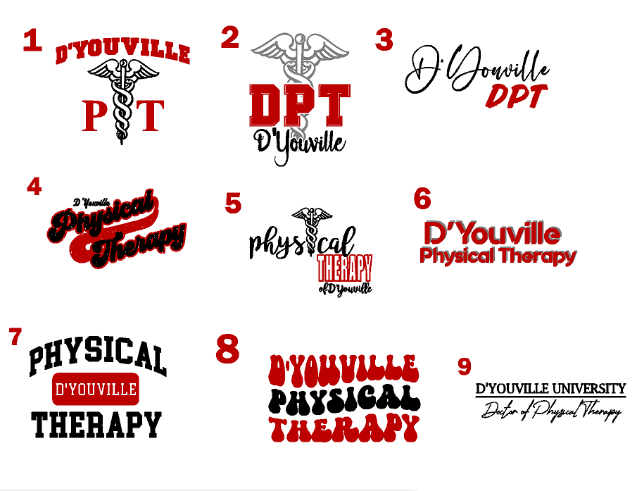 D'Youville Physical Therapy Black Heather BC3001CVC BELLA+CANVAS ® Unisex Heather CVC Short Sleeve Tee