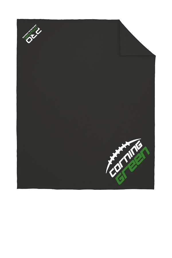 Corning Green Sweatshirt Stadium Blanket
