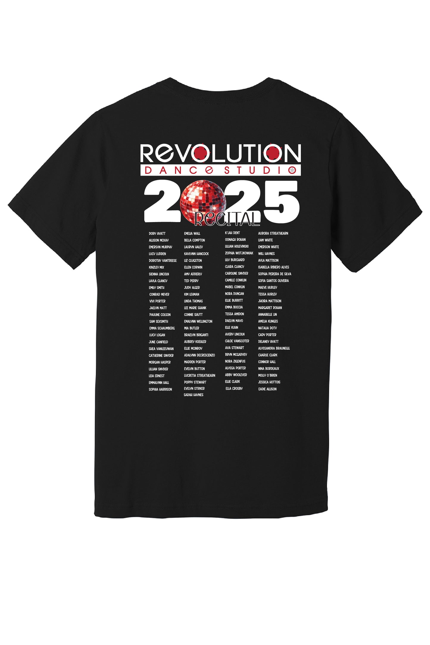 Revolution Dance Recital 2025 Tshirt