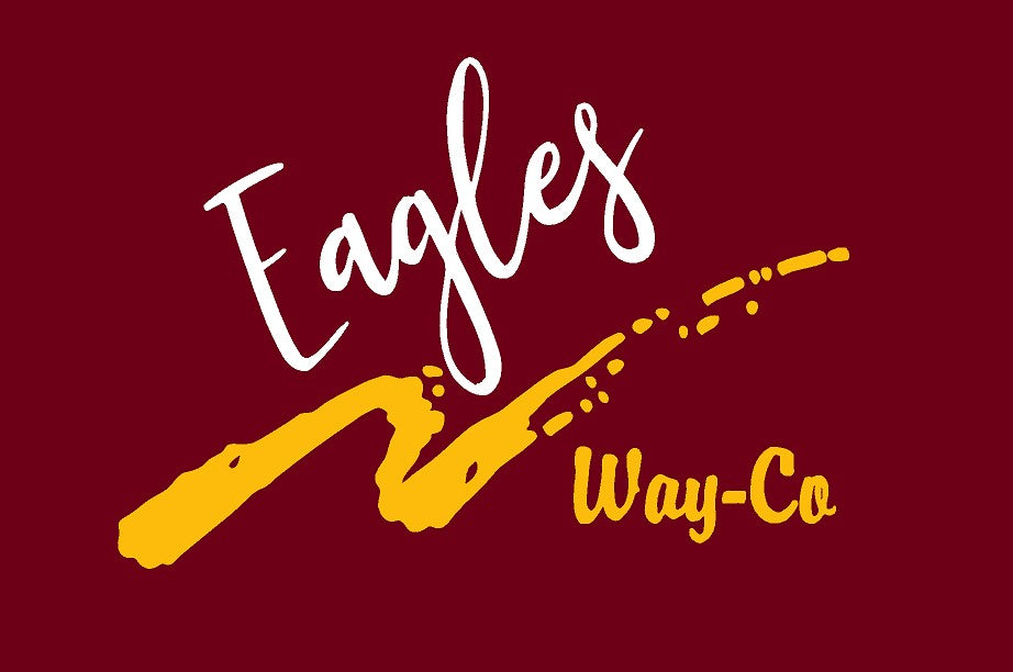 Way-Co Eagles Maroon hoodie, unisex, adult/youth 18500