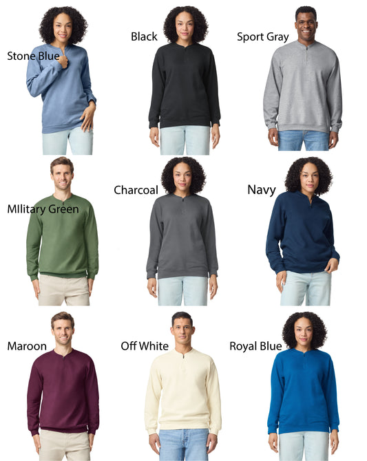 URMC Gildan® SF008 Softstyle Midweight Adult Fleece 1/4 Zip Sweatshirt GDSF008