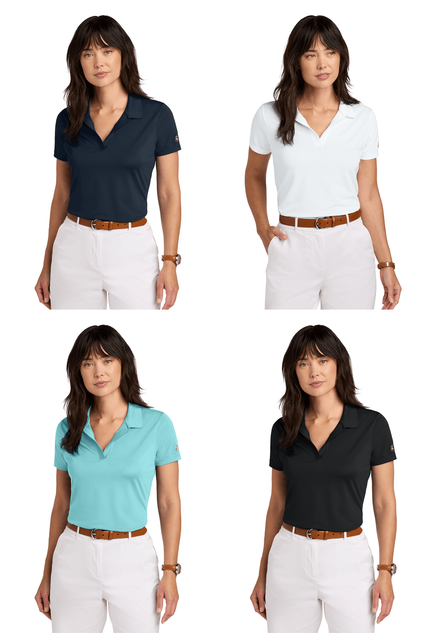 URMC BB18221 New Brooks Brothers® Women’s Mesh Pique Performance Polo