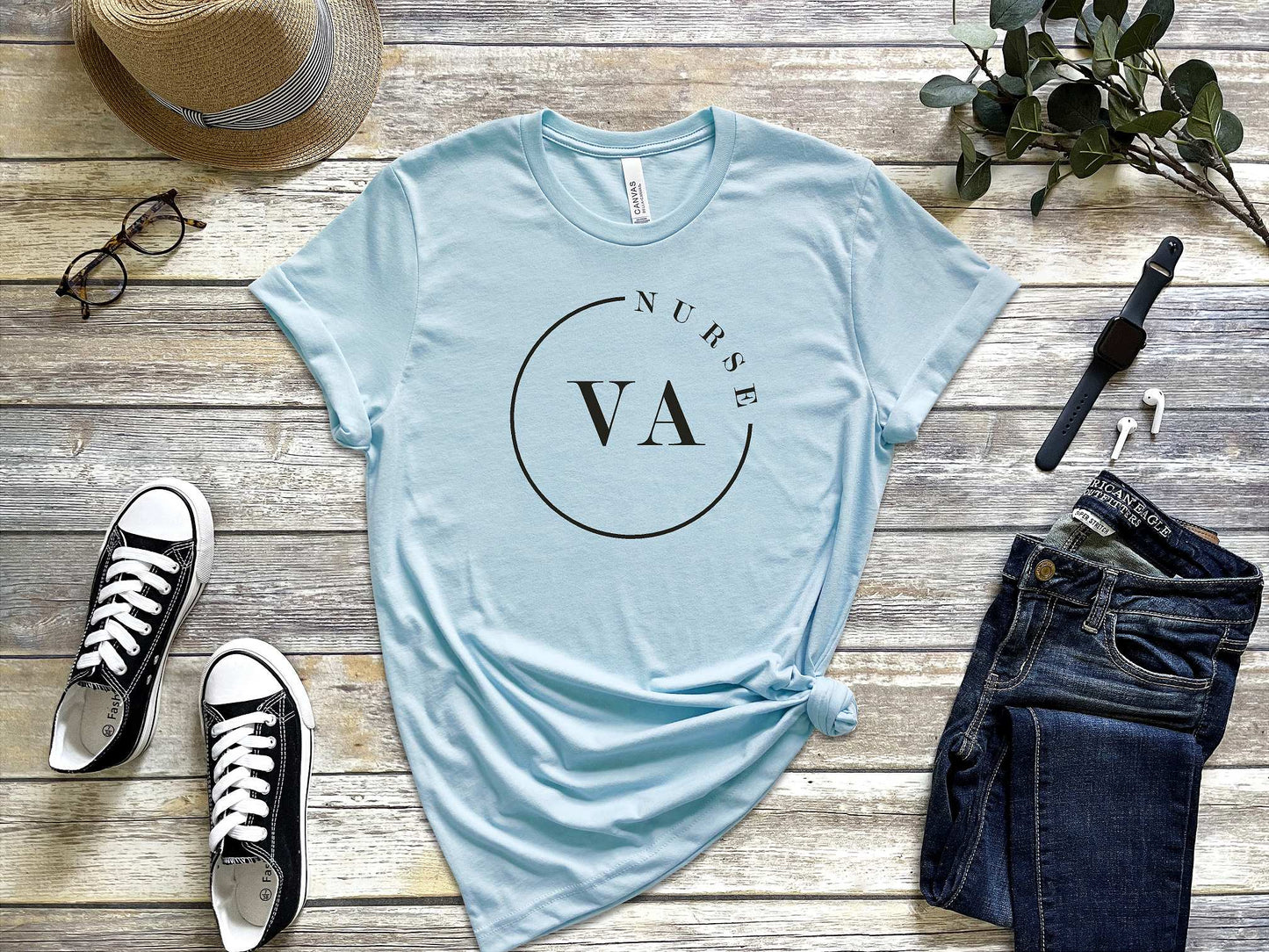 Nurse Tshirt Heather Unisex Jersey Short Sleeve Tee BC3001CVC