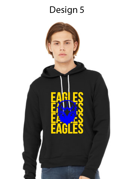 Alfred-Almond black Bella hoodie - unisex BC3719