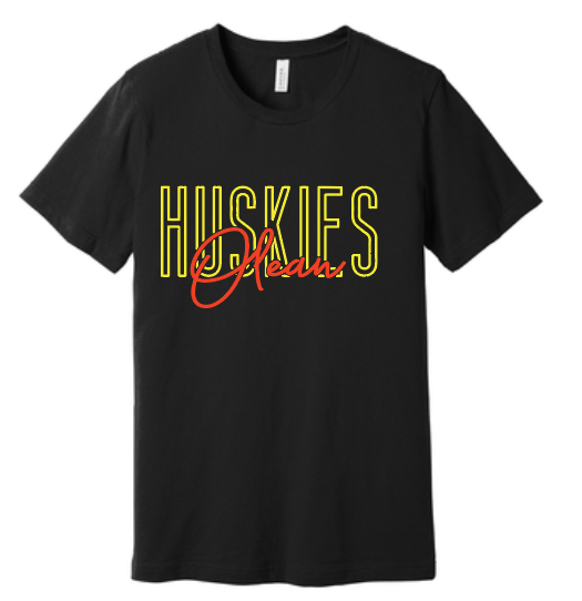 Olean Huskies Adult and Youth Tshirt BC3001