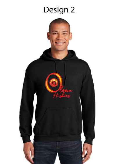 Olean School Adult/Youth Black Bella Hoodie BC3719