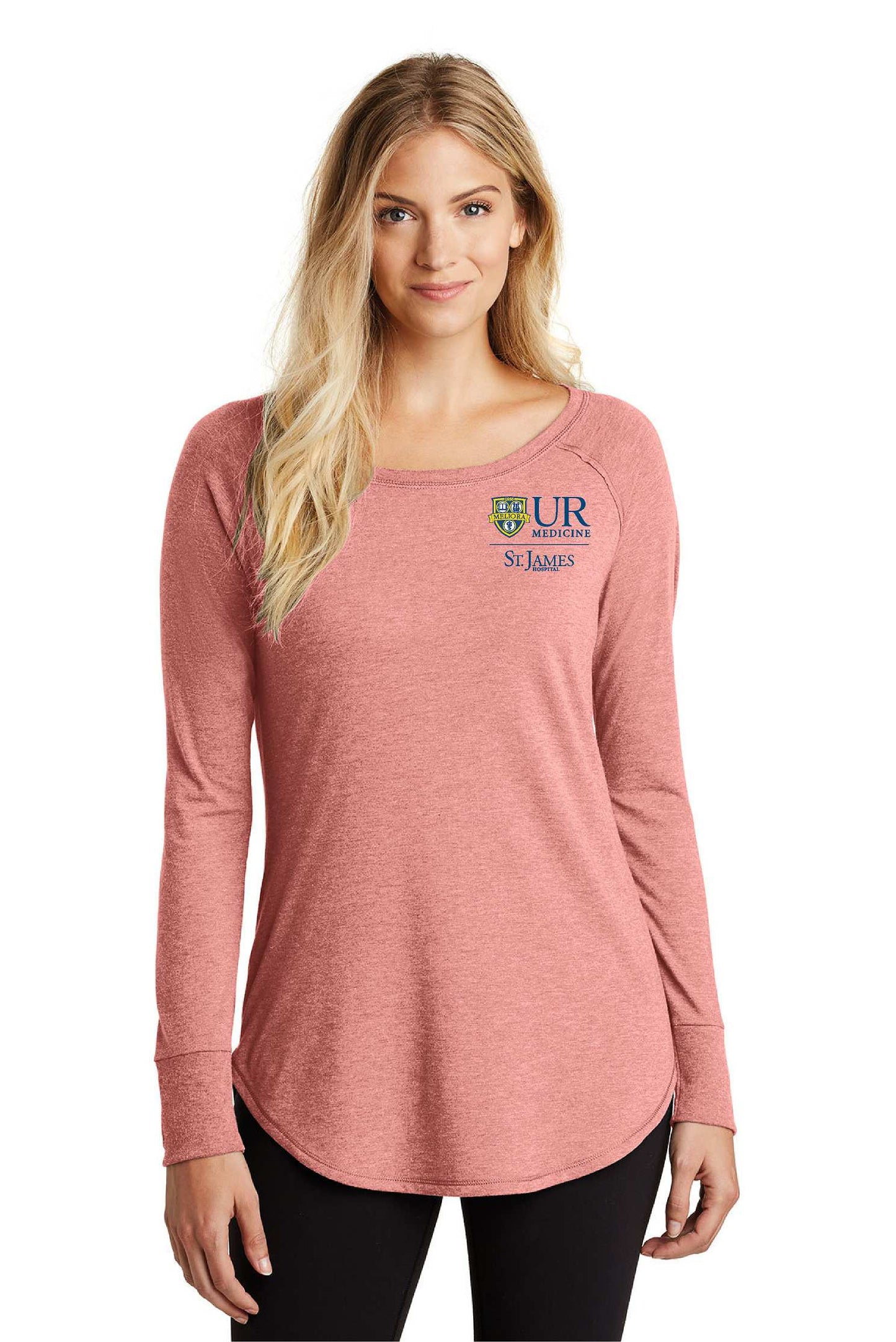 UR Medicine Printed Ladies DT132L, District long sleeve tunic