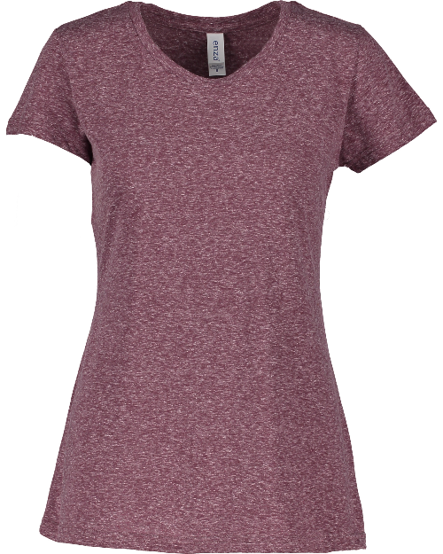 BCOJ EZ011 Enza® 01179 Ladies Mélange Crew Neck Tee
