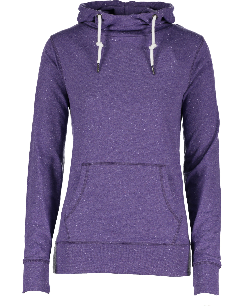 BCOJ EZ091 Enza® 09179 Ladies Long Sleeve Funnel Neck Hooded Tee