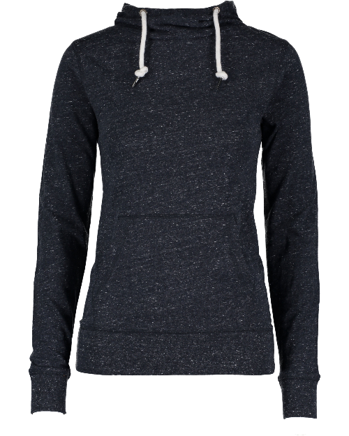 BCOJ EZ091 Enza® 09179 Ladies Long Sleeve Funnel Neck Hooded Tee