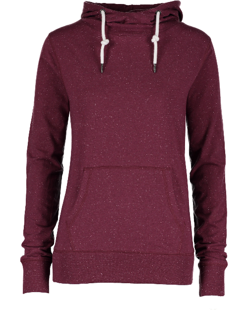 BCOJ EZ091 Enza® 09179 Ladies Long Sleeve Funnel Neck Hooded Tee