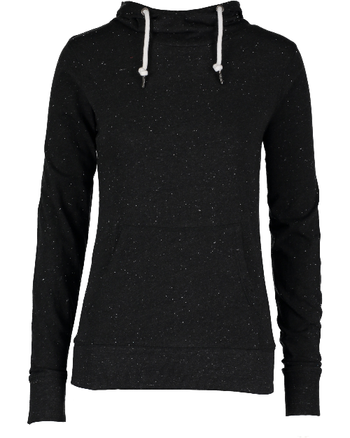 BCOJ EZ091 Enza® 09179 Ladies Long Sleeve Funnel Neck Hooded Tee