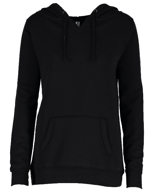 BCOJ EZ395 Enza® 39579 Ladies V-Notch Fleece Pullover Hood