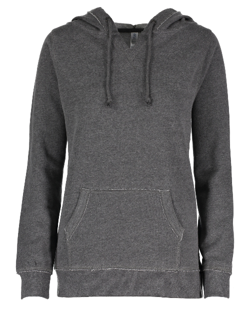 BCOJ EZ395 Enza® 39579 Ladies V-Notch Fleece Pullover Hood