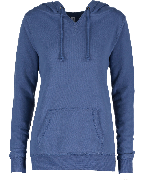 BCOJ EZ395 Enza® 39579 Ladies V-Notch Fleece Pullover Hood