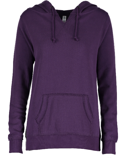 BCOJ EZ395 Enza® 39579 Ladies V-Notch Fleece Pullover Hood