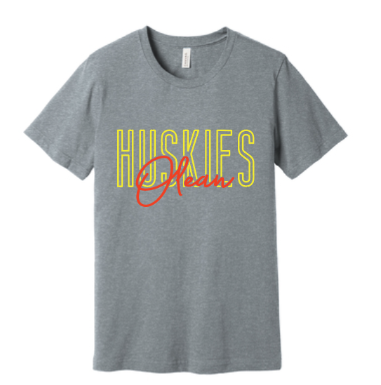 Olean Huskies Adult and Youth Tshirt BC3001
