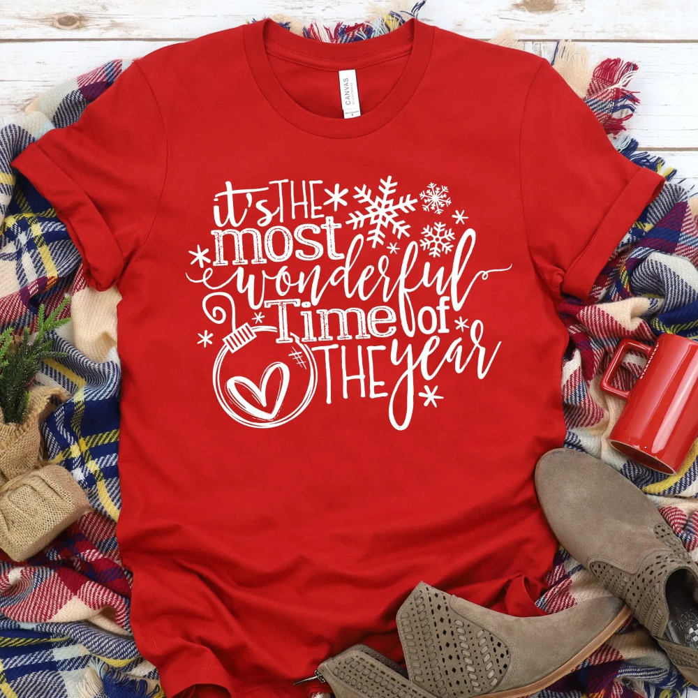 Christmas Wonderful BELLA+CANVAS® 3001 Unisex Jersey Short Sleeve Tee - CV207