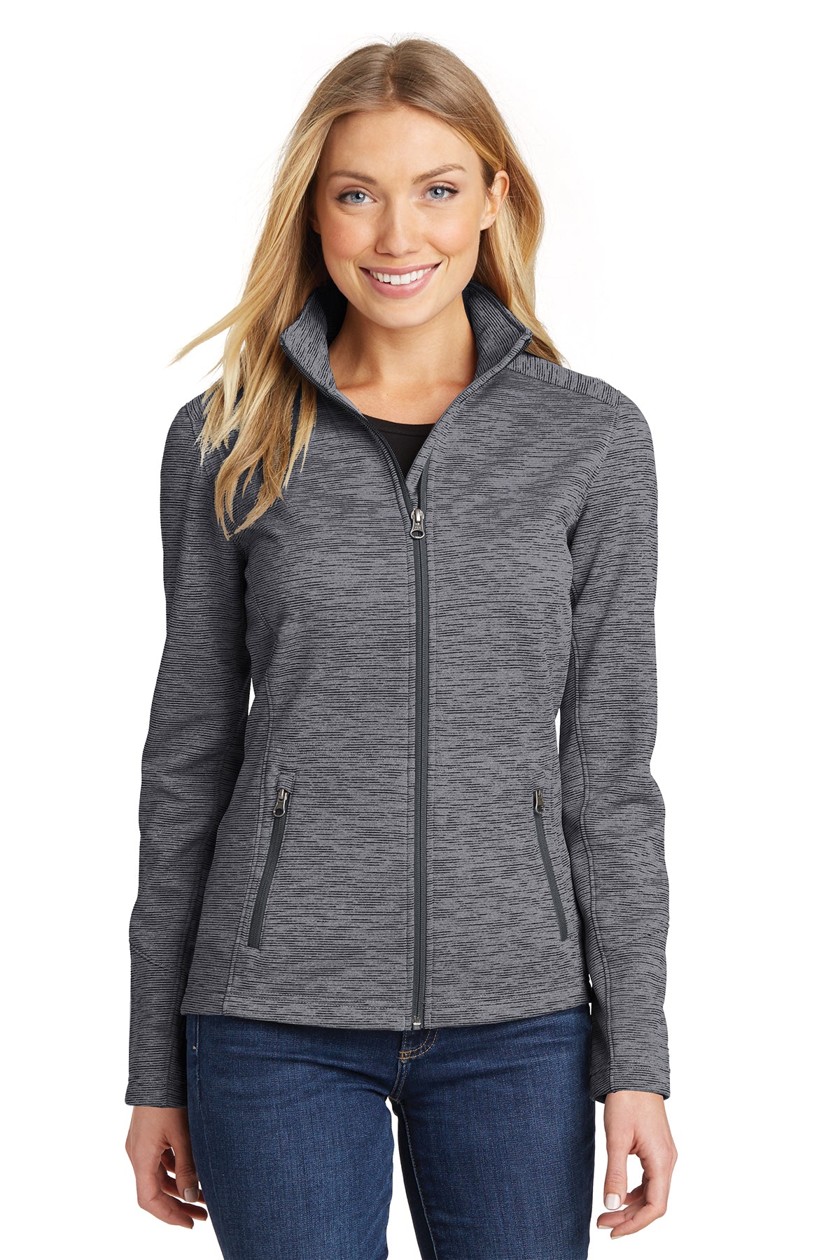 HBPC Port Authority® Ladies Digi Stripe Fleece Jacket L231
