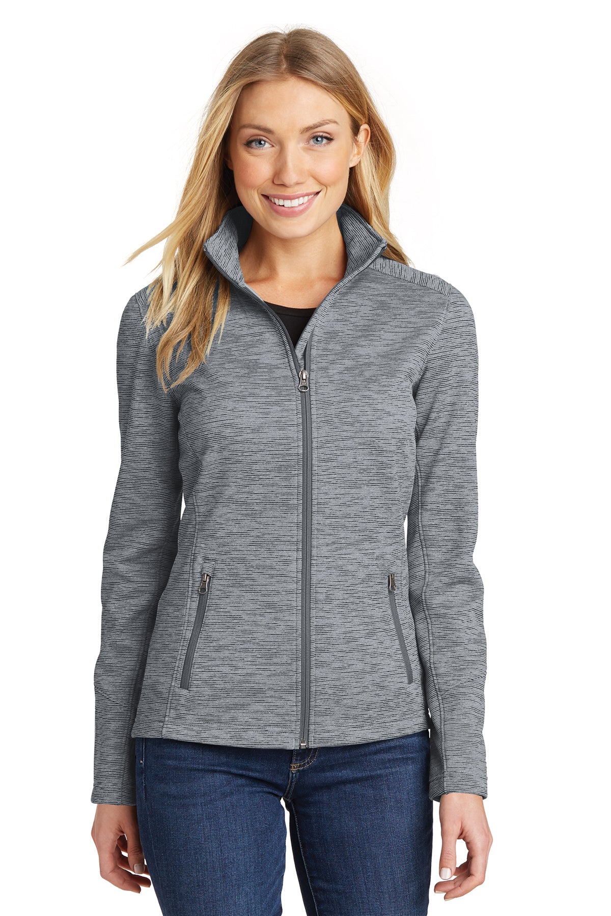 HBPC Port Authority® Ladies Digi Stripe Fleece Jacket L231