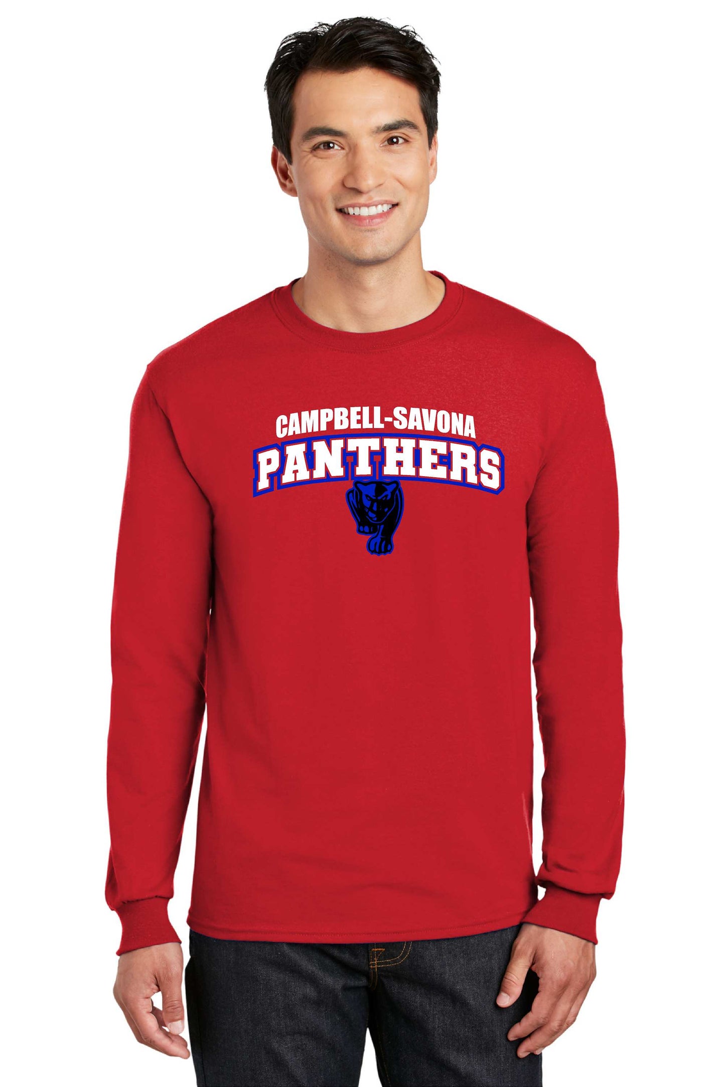 Campbell-Savona Youth/Adult Unisex Long sleeve Gildan 8400