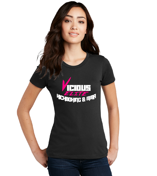 Vicious Elite Kickboxing & MMA Ladies Fit Tshirt DM108L