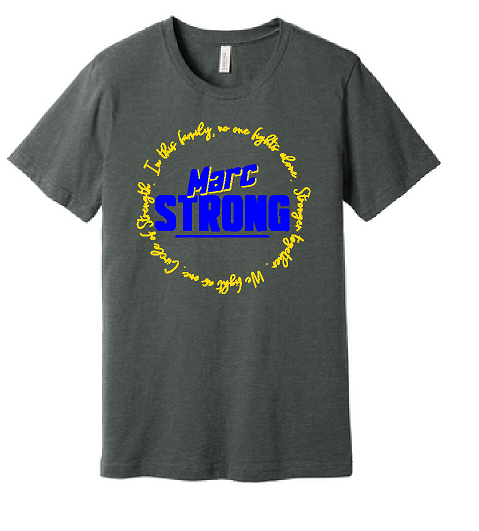 Marc Strong Short Sleeve Tshirt in Deep Heather Gray