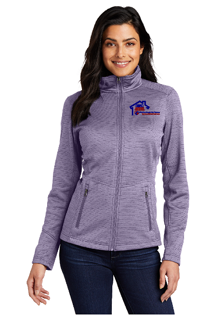 HBPC Port Authority® Ladies Digi Stripe Fleece Jacket L231
