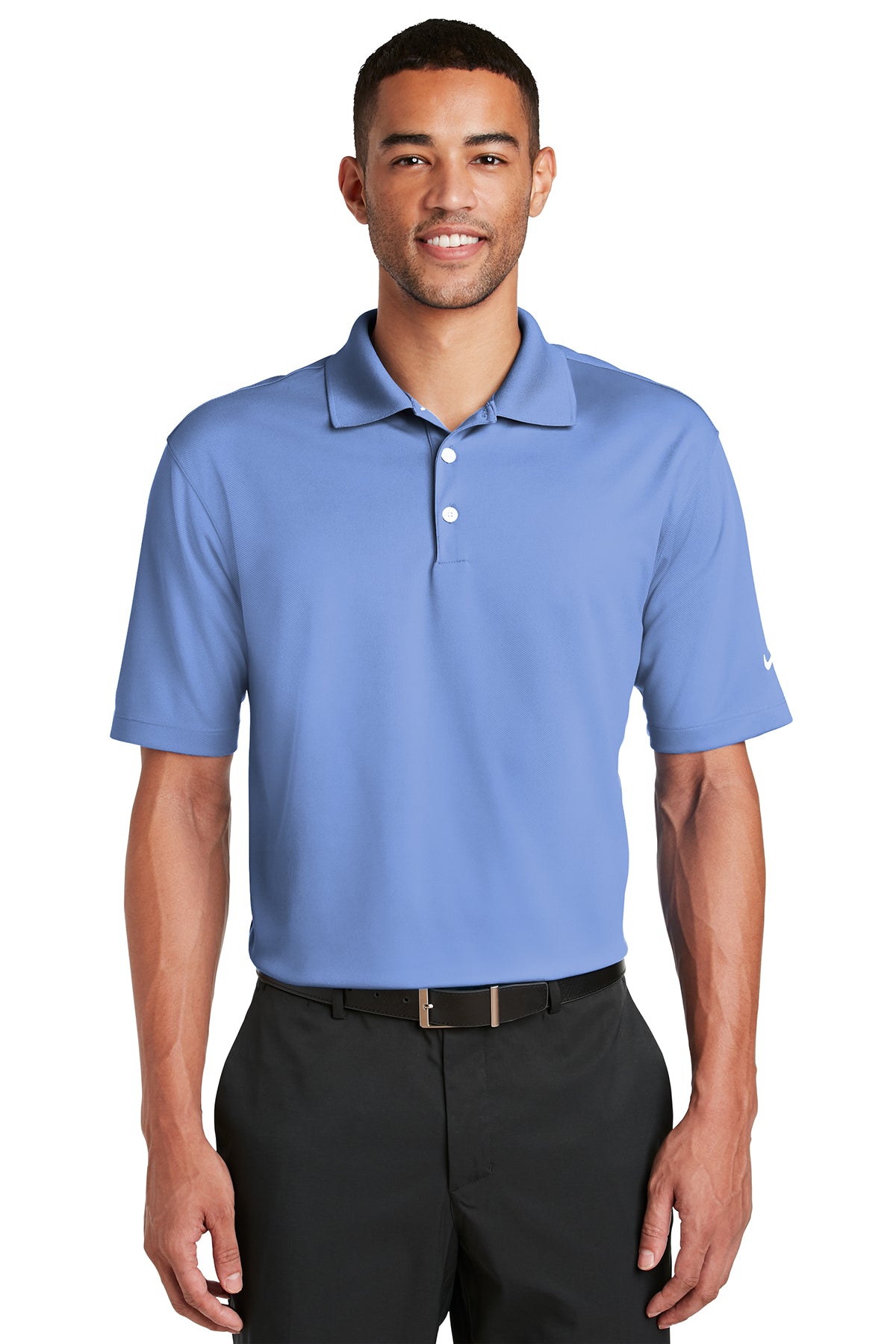 LL Loon Lake Words Only (Embroidered) Nike Dri-Fit Golf Polo