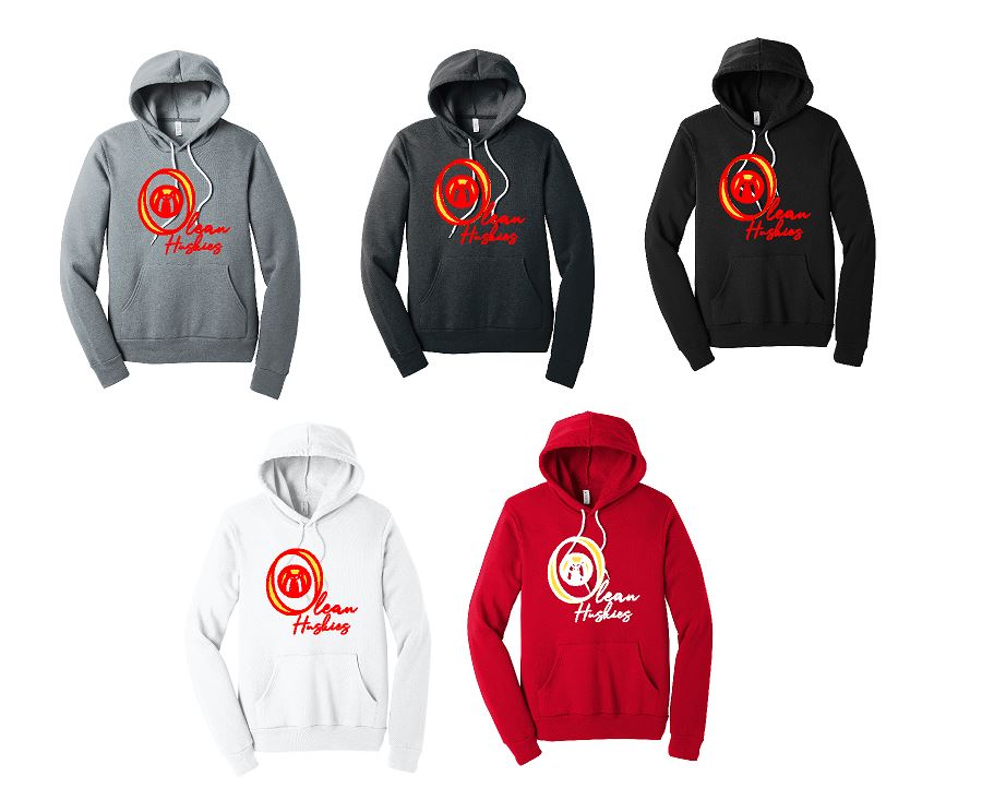 Olean School Youth Personalized Hoodie Gildan 18500B