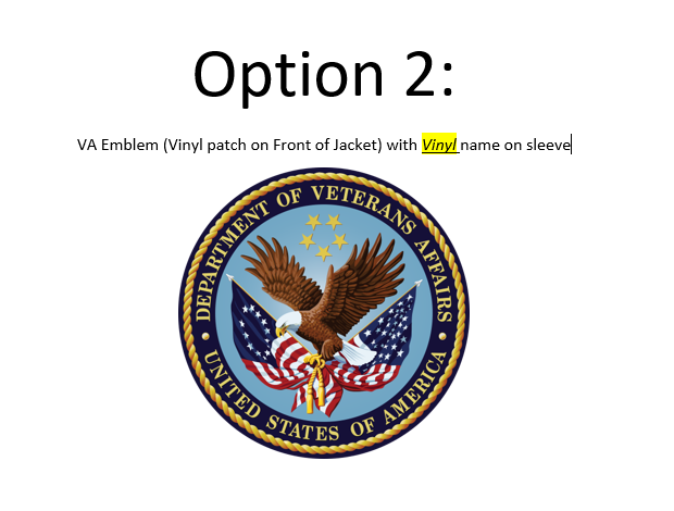 Veterans Affairs WW4088 WonderWink® Women’s Premiere Flex™ Full-Zip Scrub Jacket Brand Logo