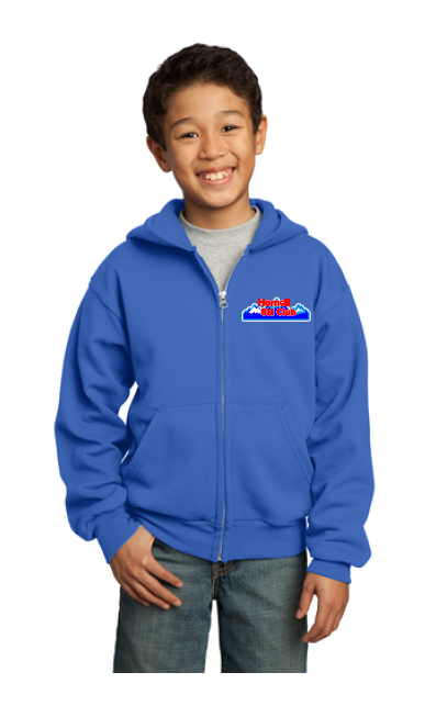 HSC Port & Company® Youth Core Fleece Full-Zip Hooded Sweatshirt - PC90YZH