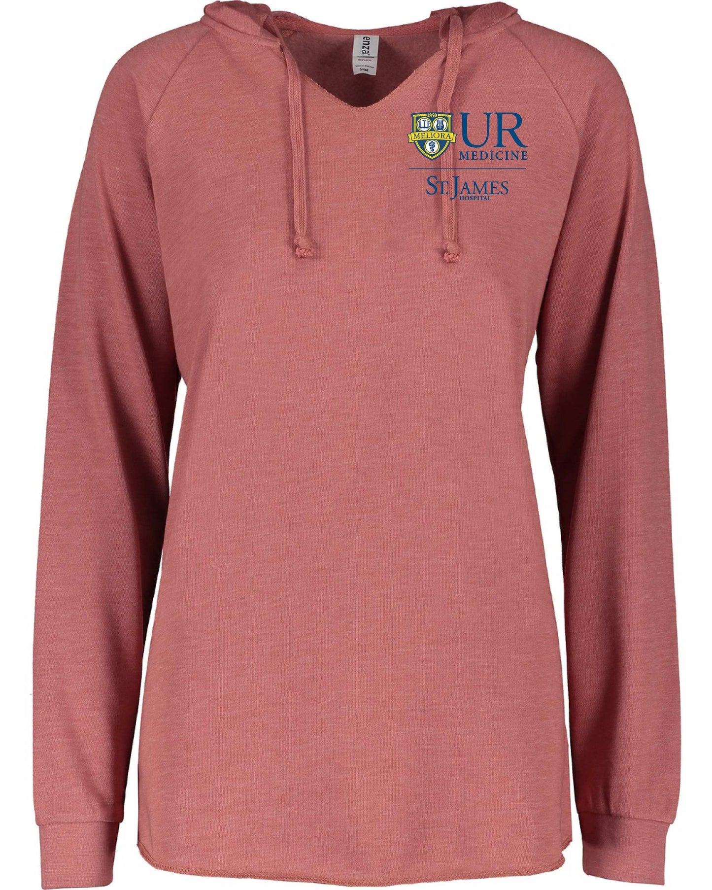 University of Rochester Hospitals EZ390 ladies Beach Fleece light weight hoodie