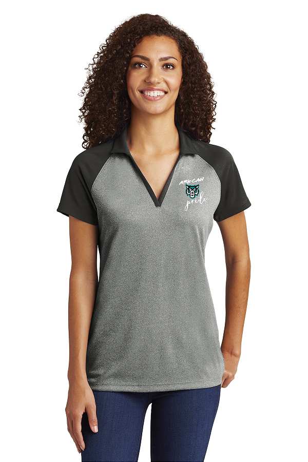 Arkport-Canaseraga Wolves Sport-tek Ladies 2 Tone Polo LST641