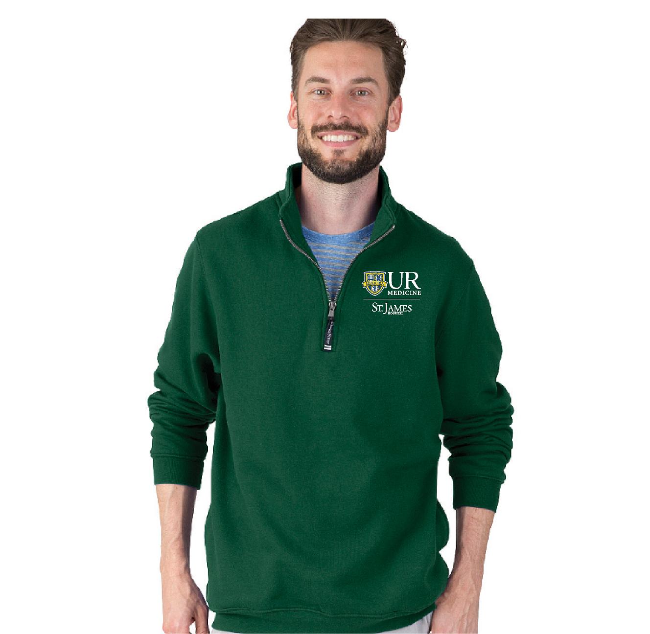 9359 Unisex Crosswind Charles River Quarter zip sweatshirt