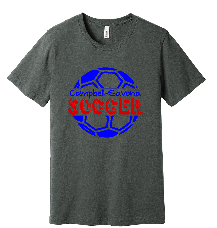 Campbell Savona Soccer Ball Bella tshirt BC3001