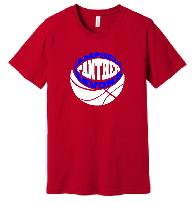 Campbell Savona Panther Basketball Bella Unisex tshirt BC3001