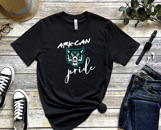 Arkport-Canaseraga Wolves Black tshirt cv207