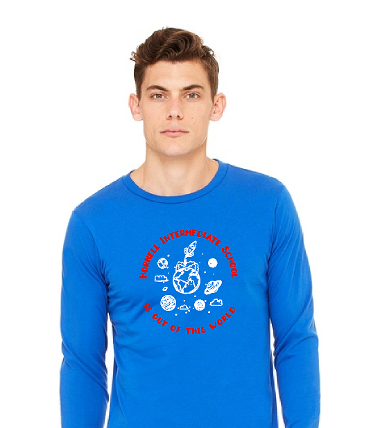 Hornell Intermediate School Unisex Long Sleeve Tshirt BC3501