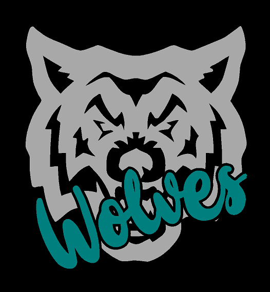 Arkport-Canaseraga Wolves Pennant Ladies Crewneck 8332
